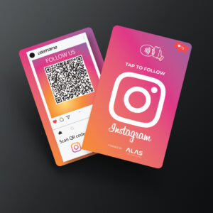 Instagram NFC Card With Logo